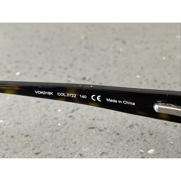 Orla Kiely VOK018K Eyeglasses Frames Only COL 0722 140 full rim rectangle brown - Picture 4 of 11